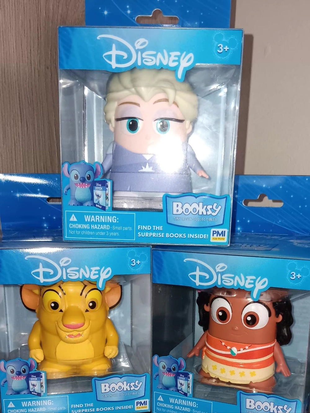 3pk $15 Disney Booksy Elsa Collectible Toy - Blonde & Blue